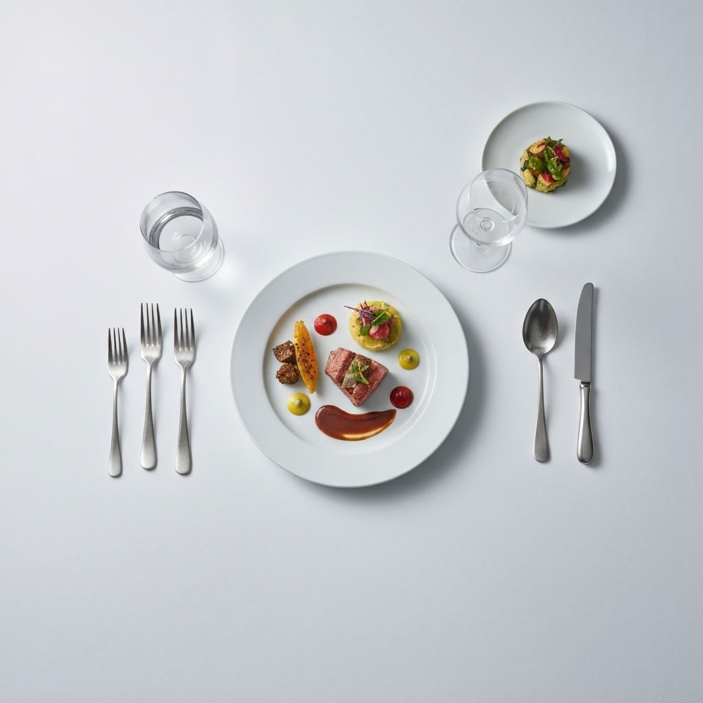 Pausa Visual - Exhibición de Comida Premium